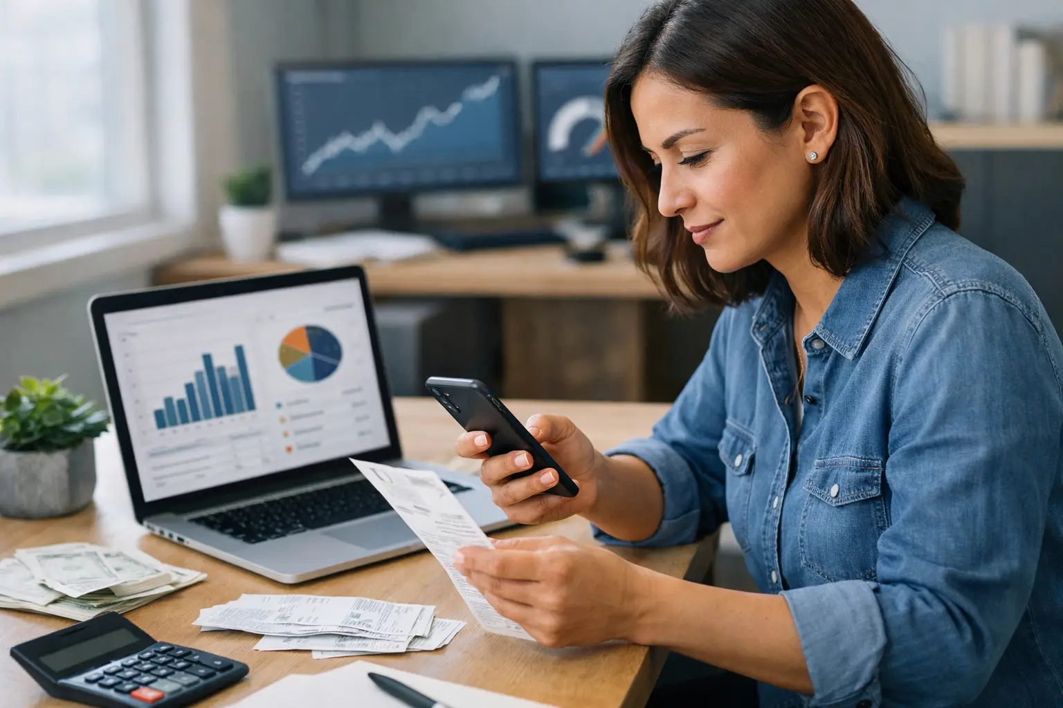 Cómo controlar ingresos y gastos en tiempo real para el IRS