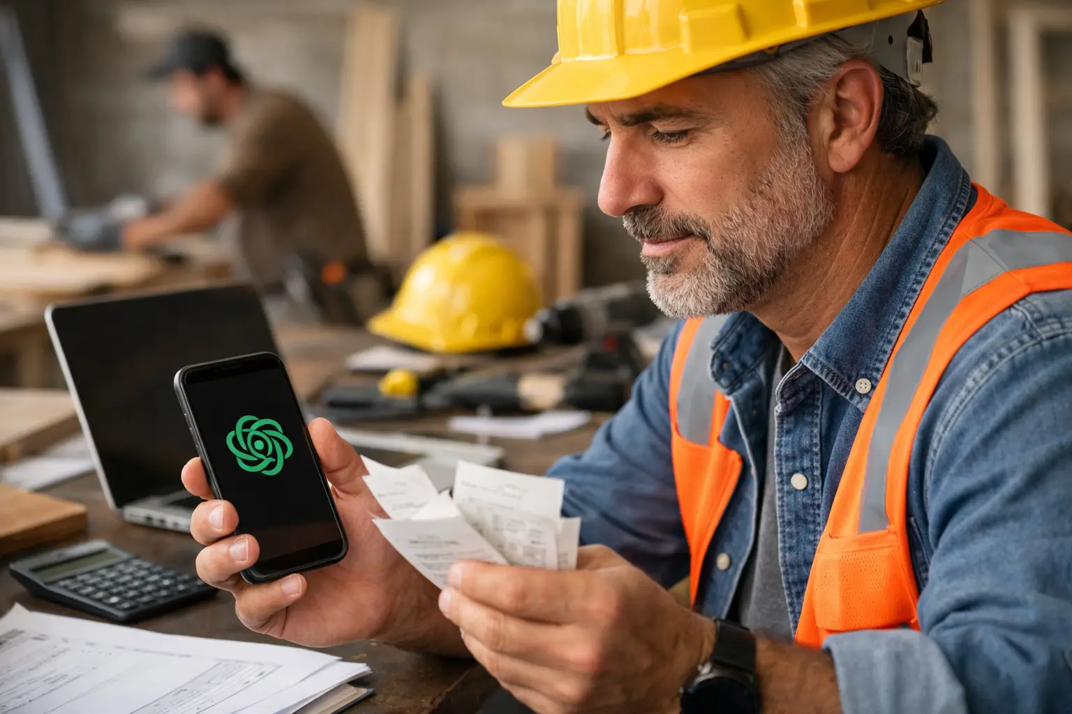 App móvil para contratistas con HelpDol via ChatGPT